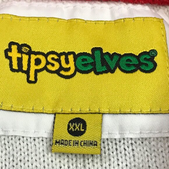 Tipsy Elves Donald Trump Ugly Christmas Sweater Unisex XXL Fake Trees MAGA USA - Picture 8 of 12